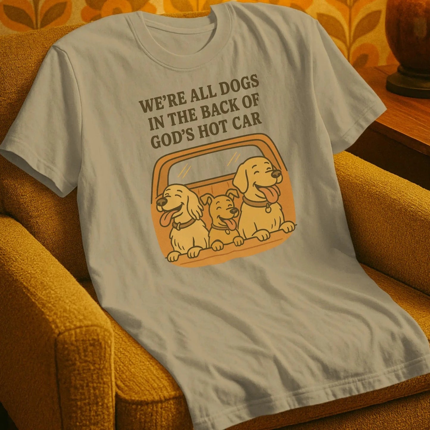 T-Shirt Sand / S We're all Dogs