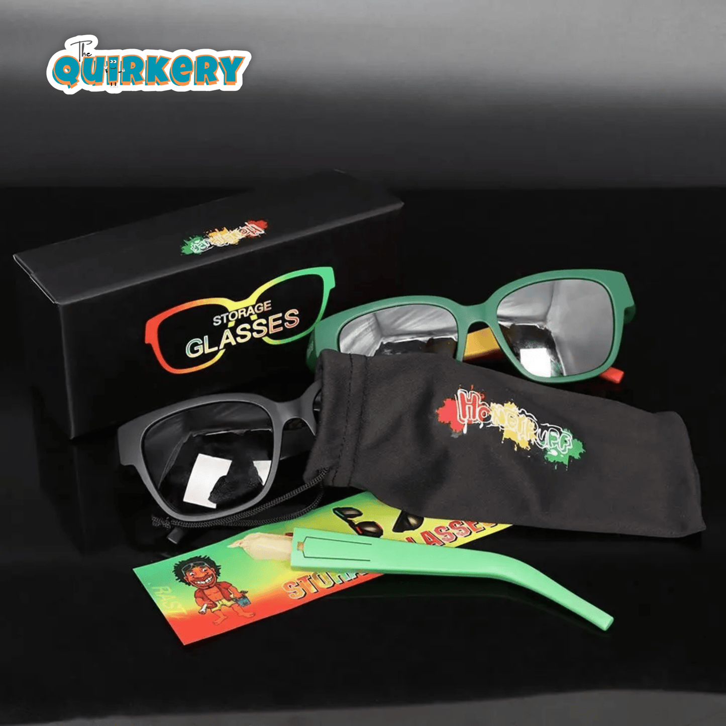 BlazeShades™ – The Ultimate 2 - in - 1 Sunglasses & Stash Spot - The Quirkery