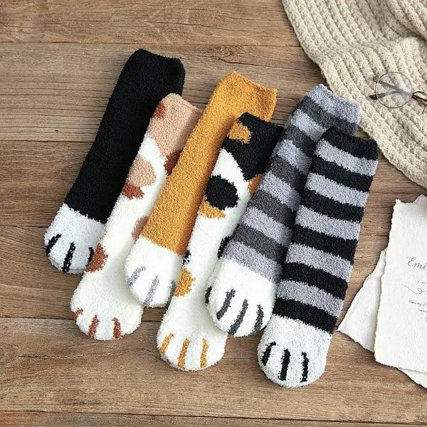 🐾 Cat Paw Socks – Cozy, Cute & Hidden Comfort! - The Quirkery