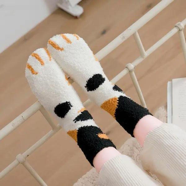 🐾 Cat Paw Socks – Cozy, Cute & Hidden Comfort! - The Quirkery