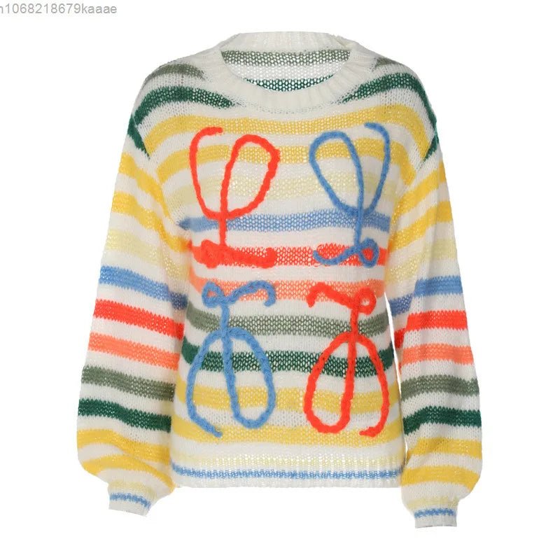 Rainbow Riot™ Sweater – Colorful, Cozy, and Unapologetically Bold - The Quirkery