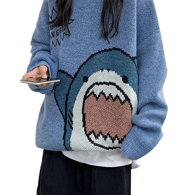 Shark Mode™ Sweater – Oversized, Cozy, and Full of Bite - The Quirkery