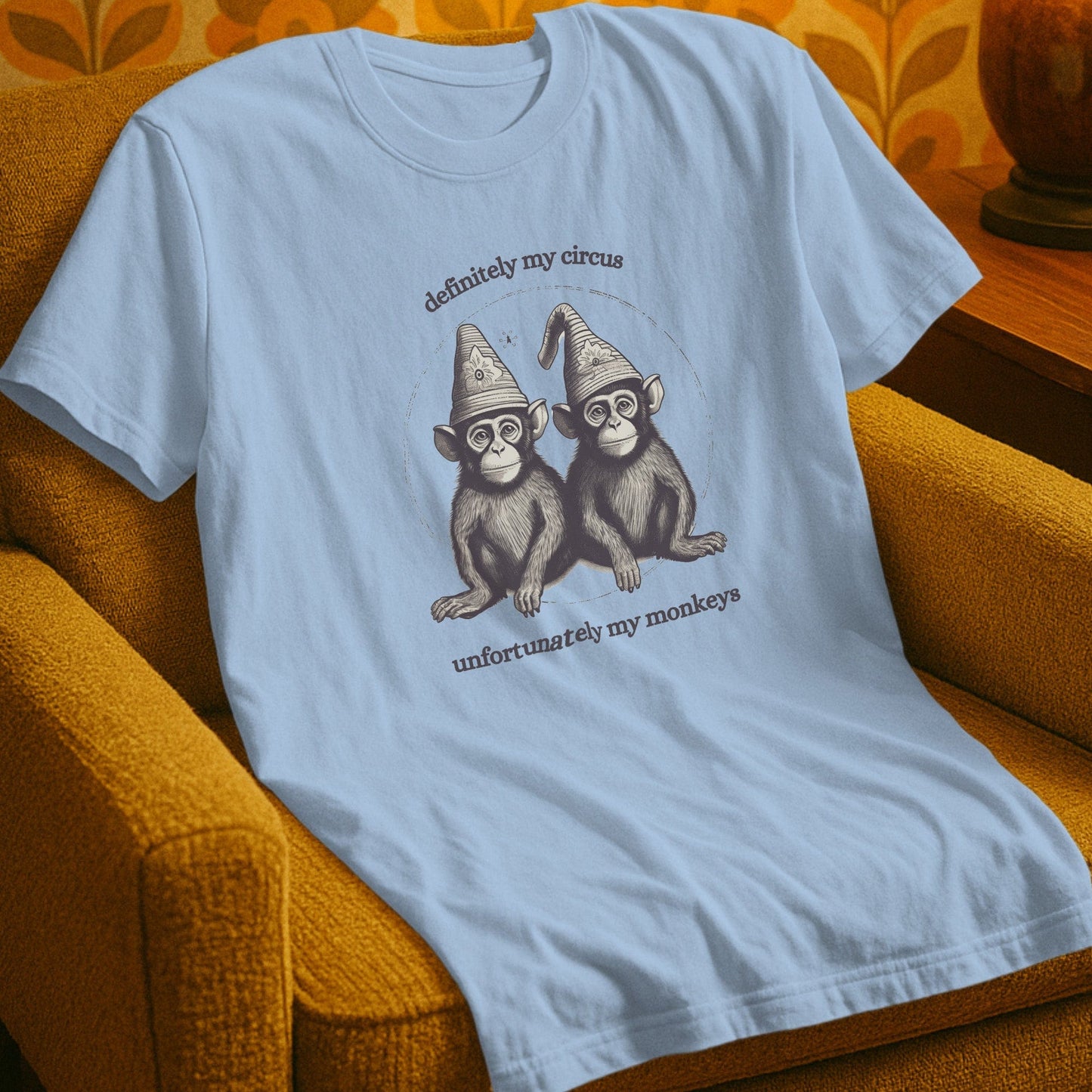 T-Shirt Light Blue / S My Circus My Monkeys T-Shirt