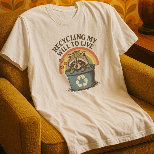 T-Shirt Natural / S Recycling My Will to Live T-Shirt