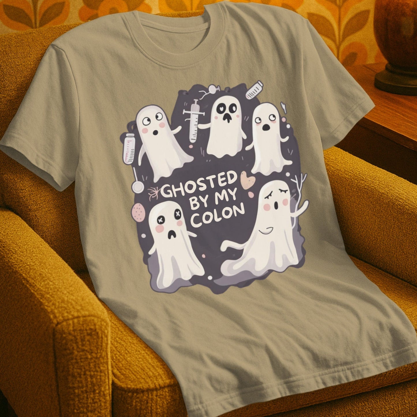 T-Shirt Sand / S Ghosted By My Colon T-Shirt