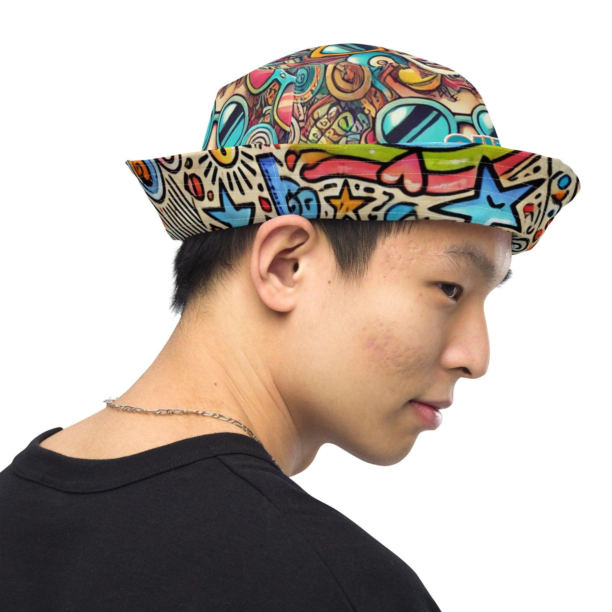 The Quirkery Reversible Bucket Hat – Because Your Head Deserves a Party 🎉 - The Quirkery