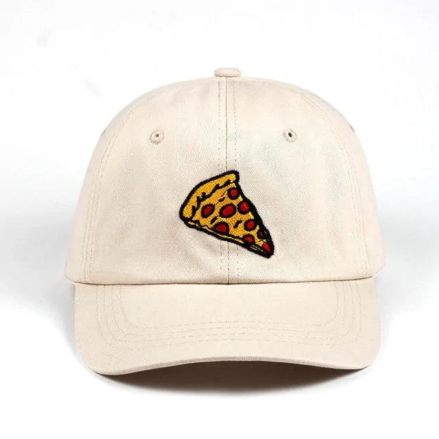 The Quirkery’s Pizza Embroidery Baseball Cap – Fun, Flavor, and Style! - The Quirkery