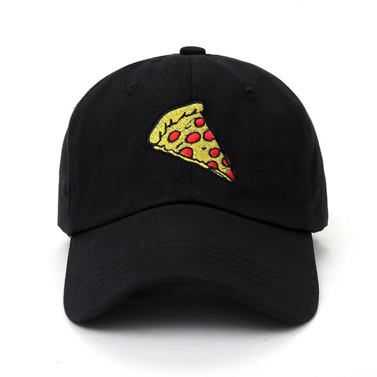 The Quirkery’s Pizza Embroidery Baseball Cap – Fun, Flavor, and Style! - The Quirkery