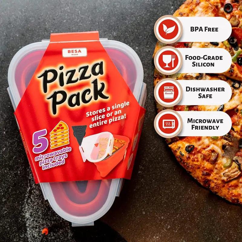 🍕 The Quirkery’s Pizza Slice Container – Your Leftovers’ Best Friend! ✨ - The Quirkery