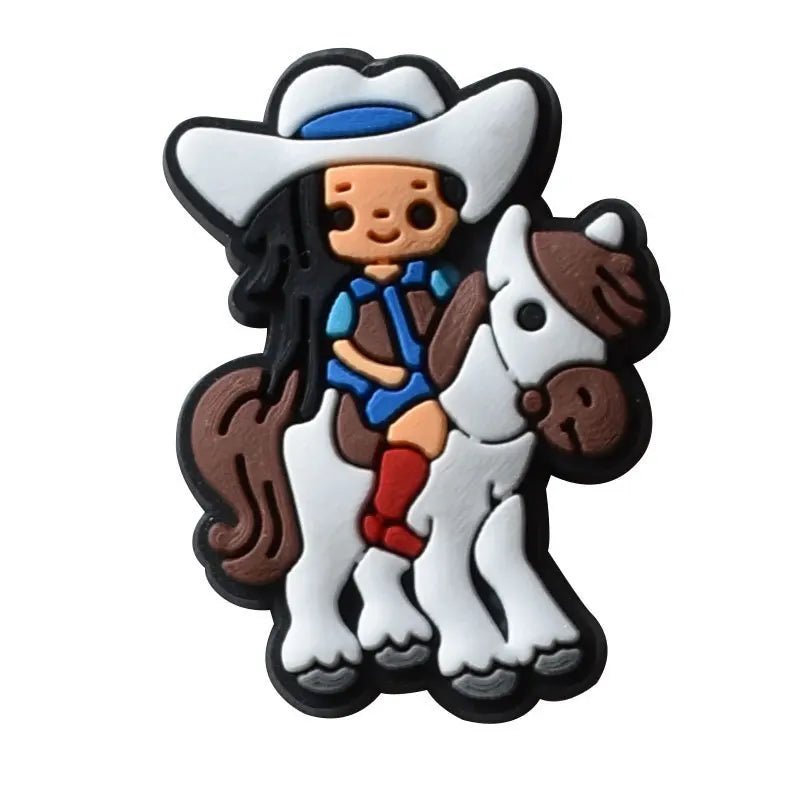 WesternCharmz™ - Cowboy & Cowgirl Shoe Charms - The Quirkery