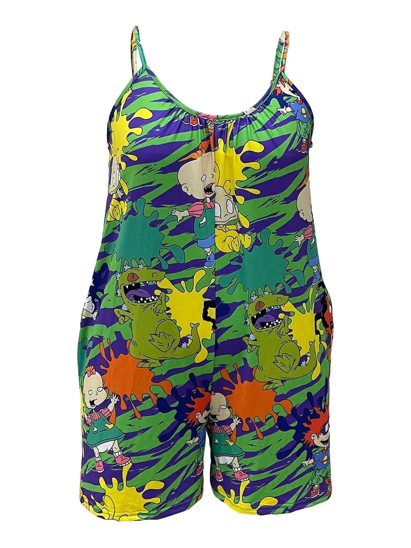 WhimsiFit™ Plus Size Romper – Fun, Playful, and Effortlessly Chic - The Quirkery